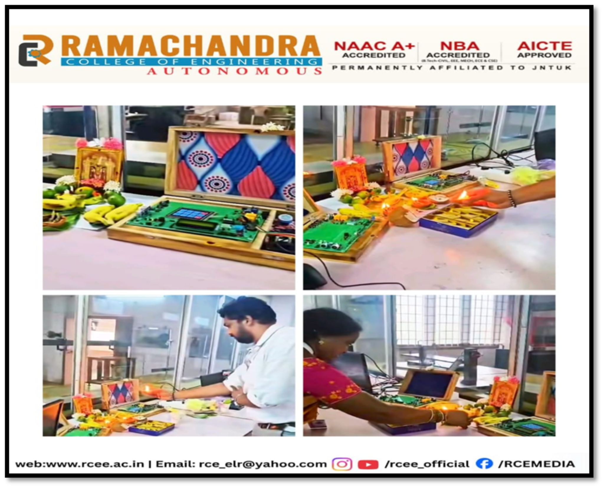 Actor Naga Chaitany at RCEE