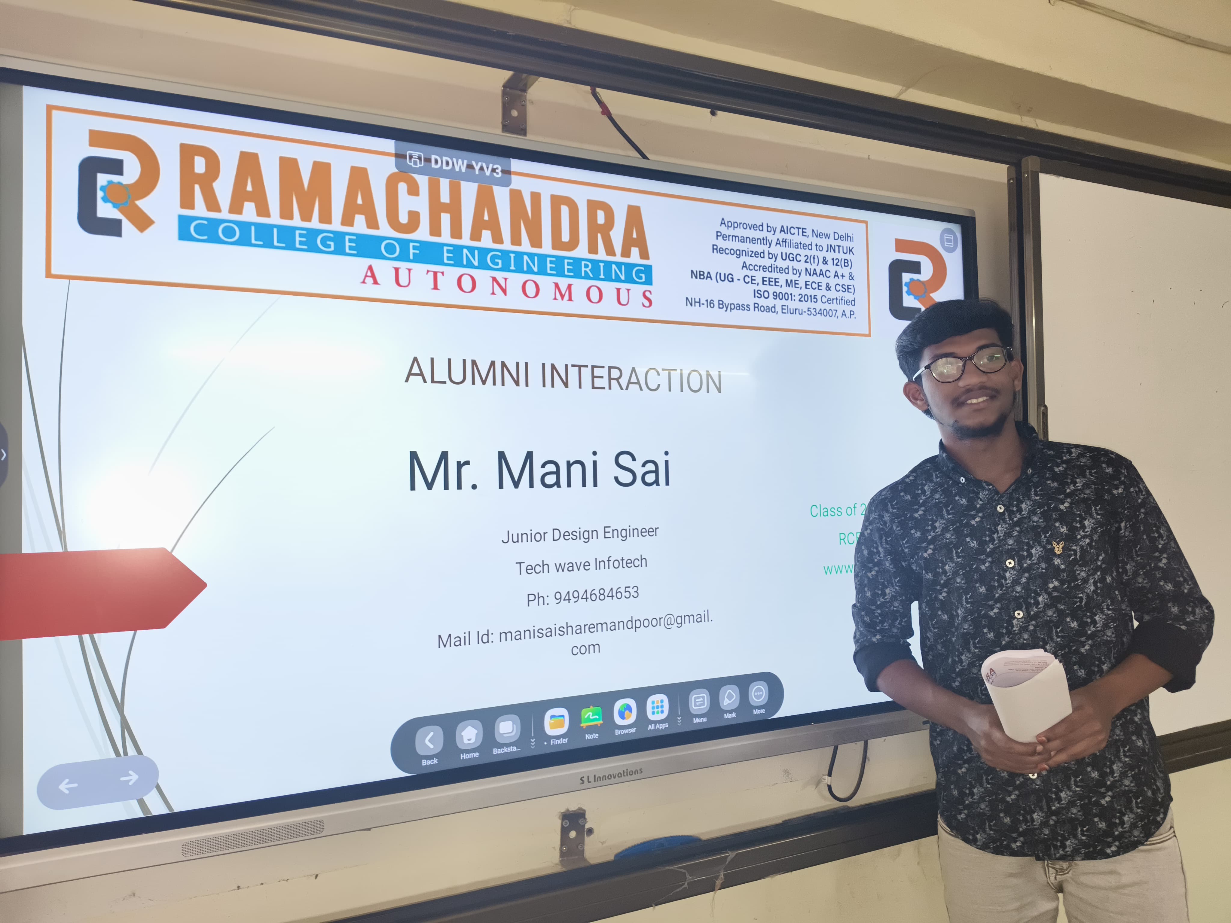 Actor Naga Chaitany at RCEE