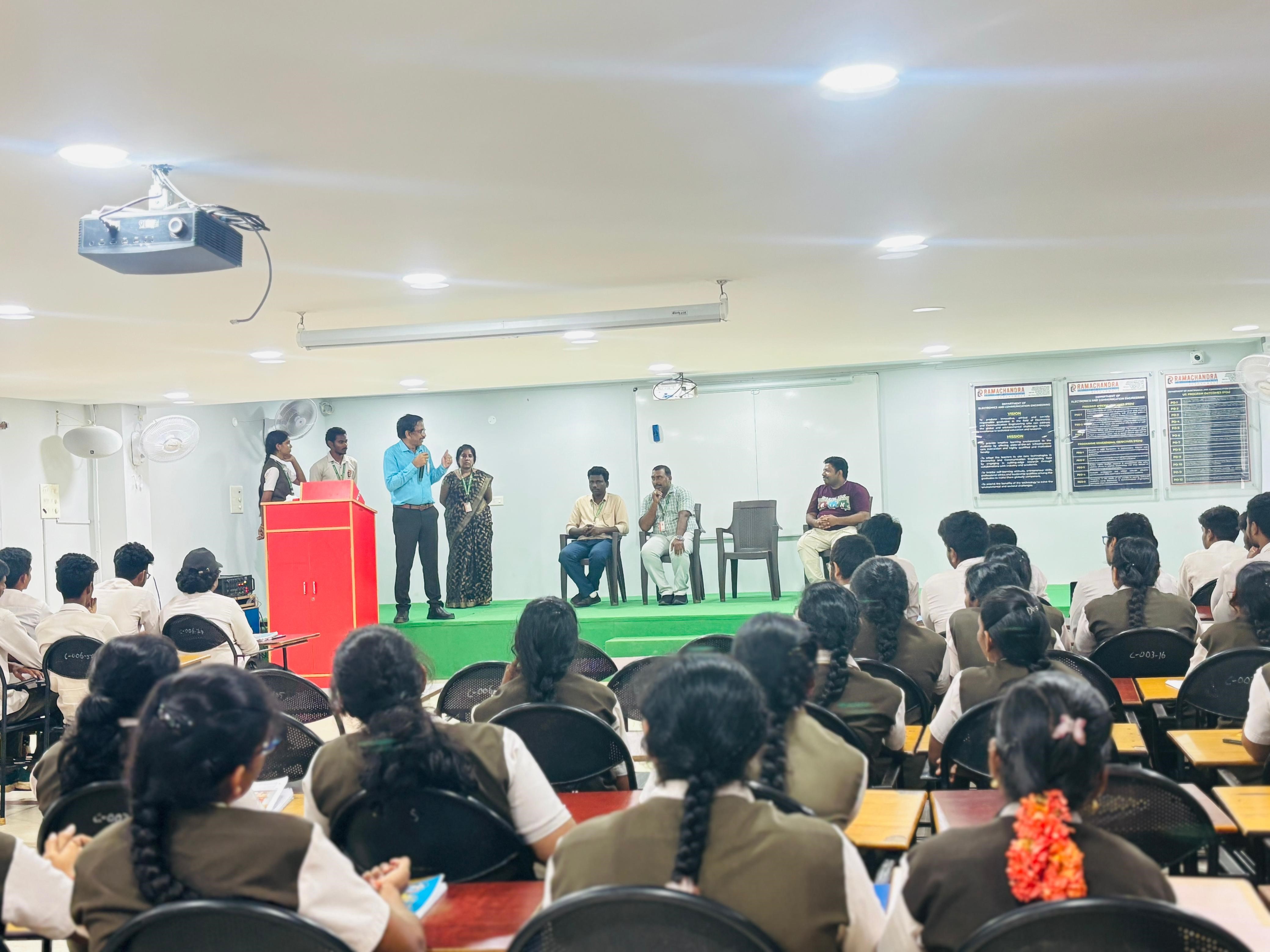 RCEE Students organizing event