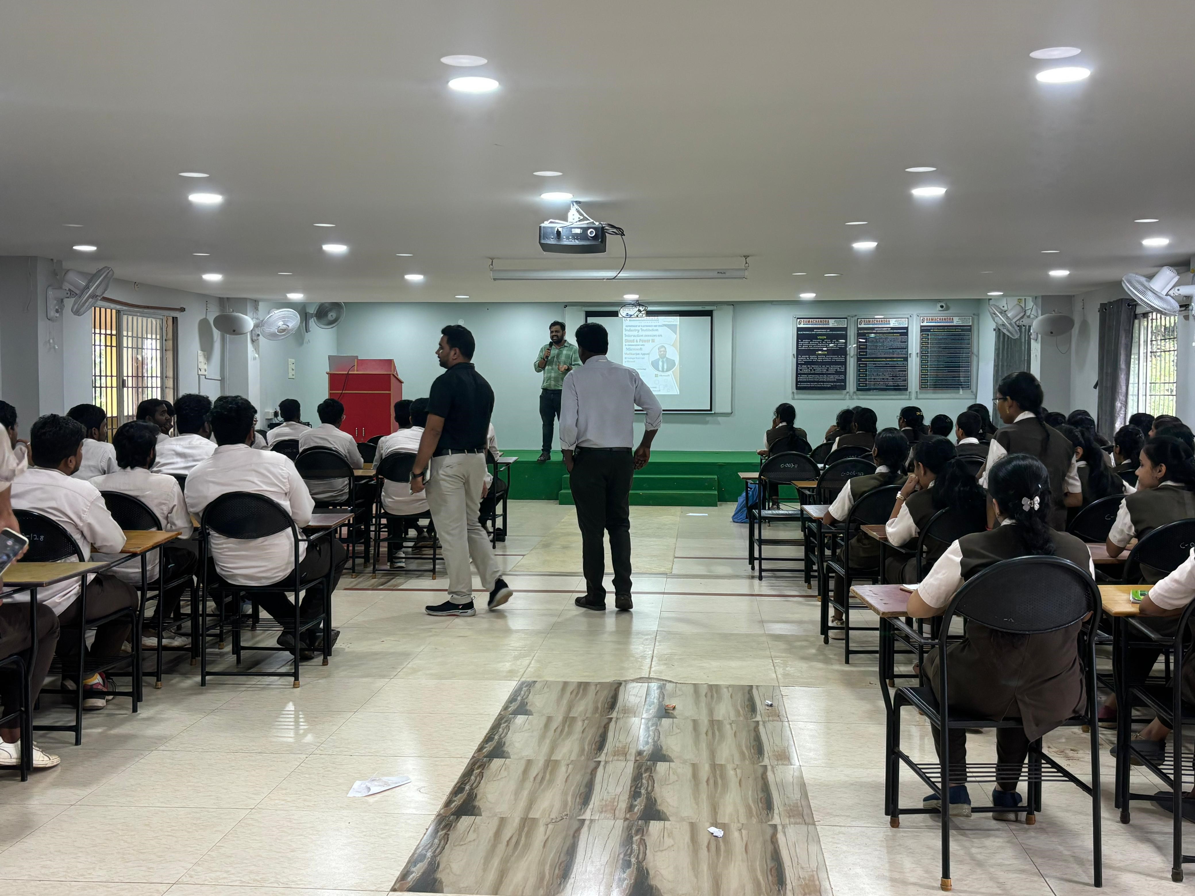 RCEE Students organizing event