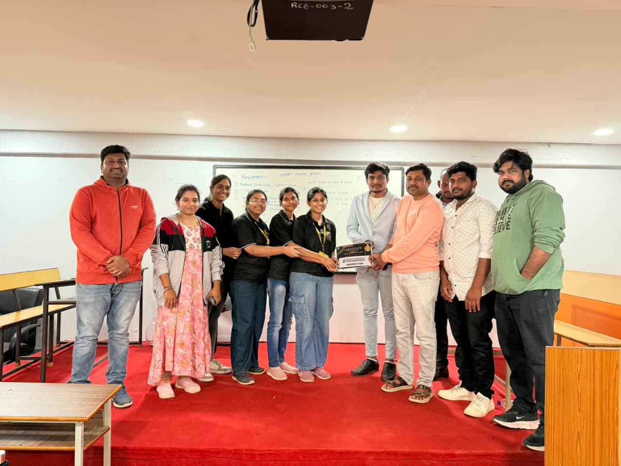 RCEE Students organizing event