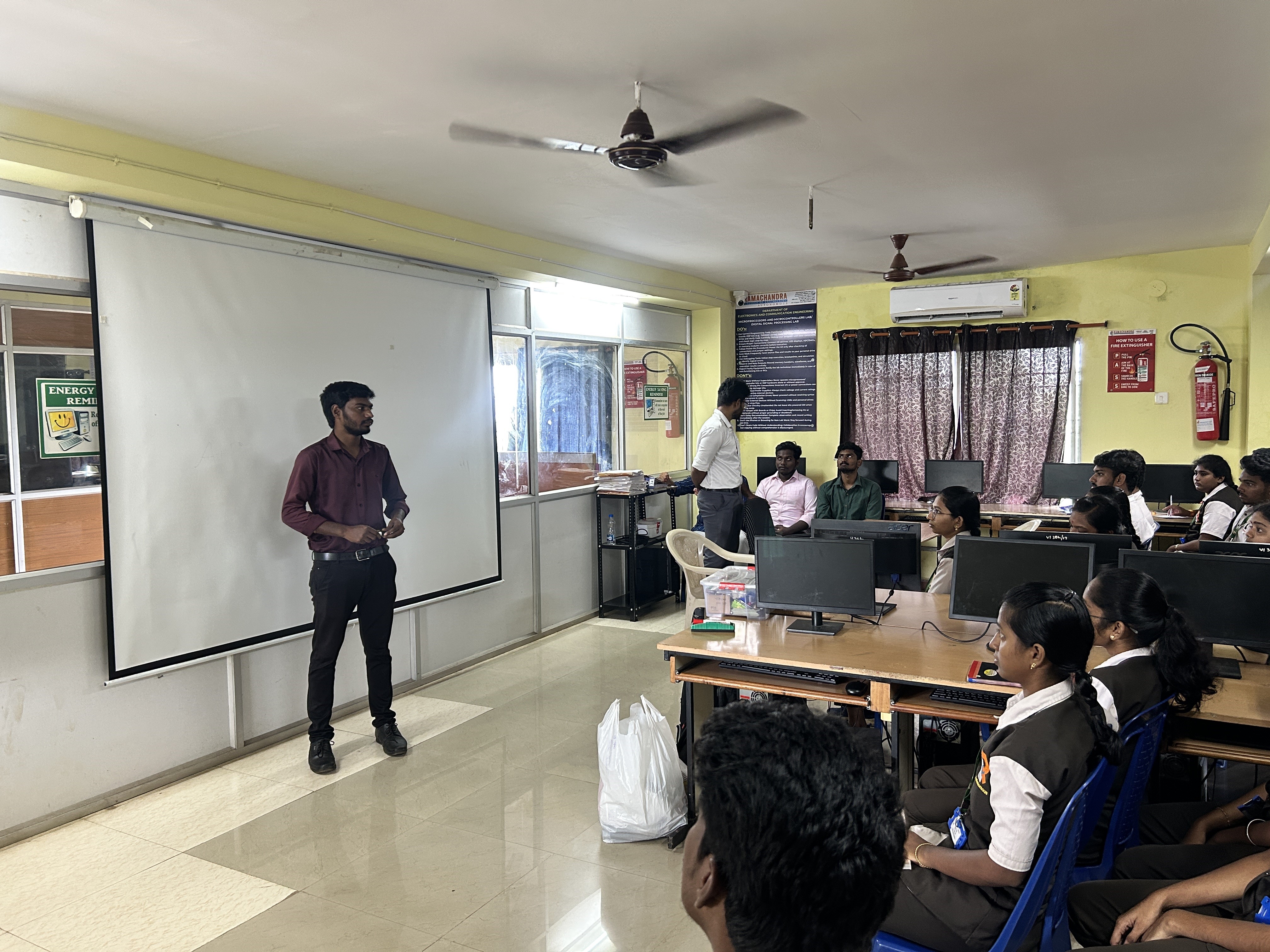 RCEE Students organizing event