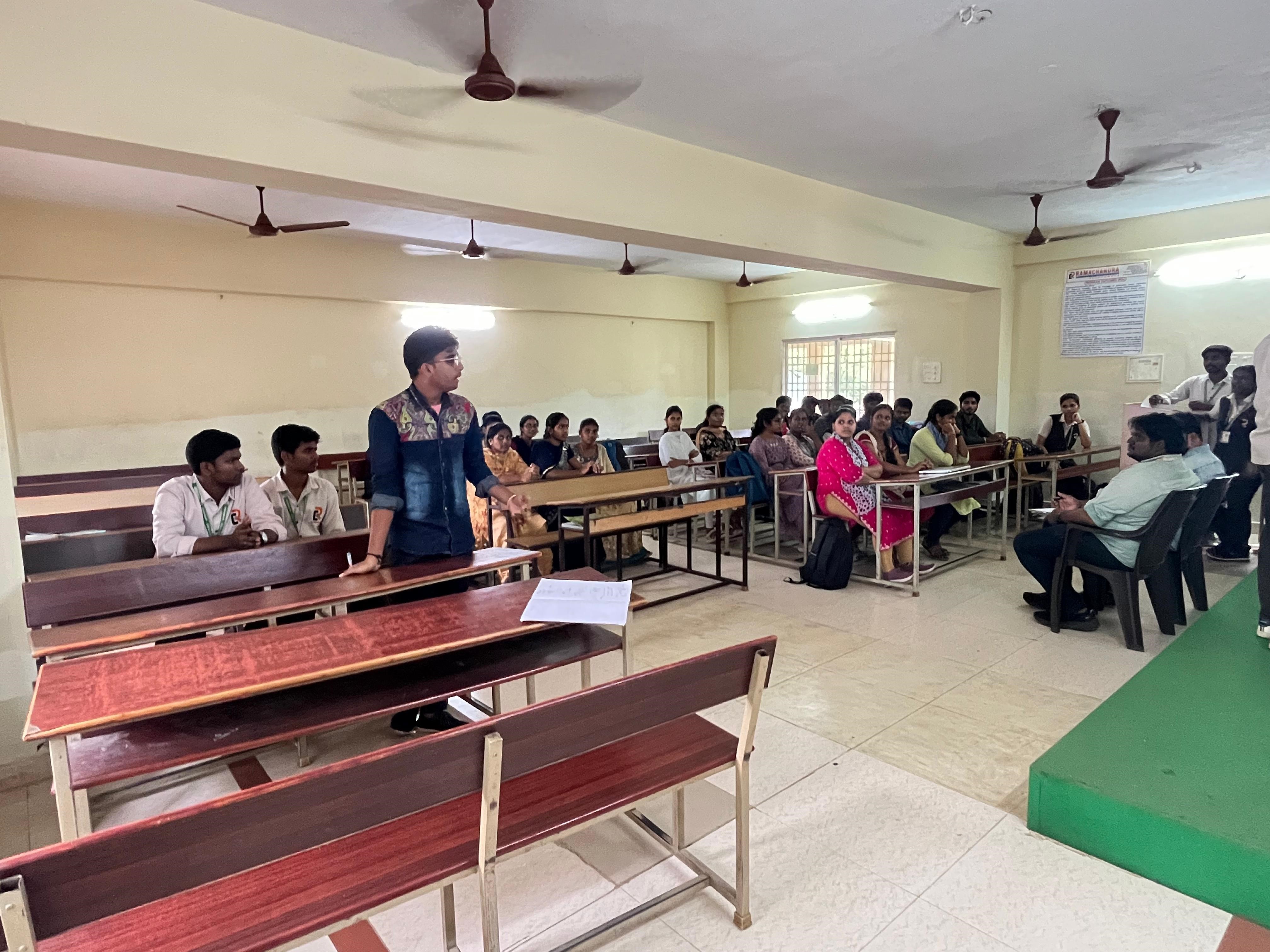 RCEE Students organizing event
